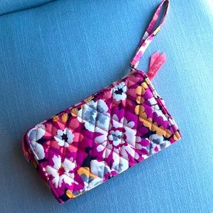 Vera Bradley Wristlet - Pixie Blooms Pattern